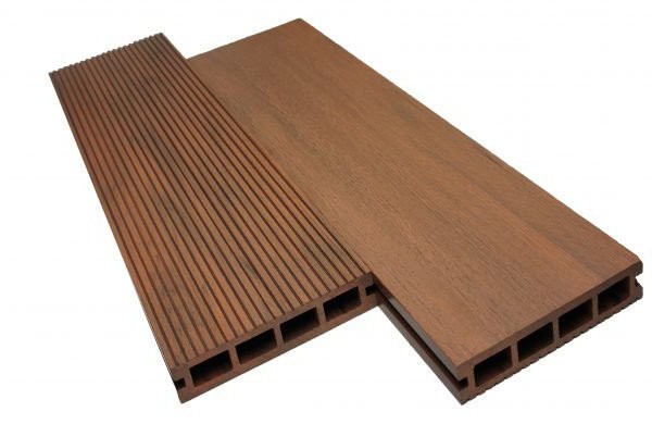 Террасная доска из ДПК WOODVEX Select в цвете Палисандр купить в Екатеринбурге