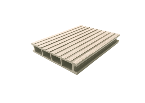 Террасная доска ECODECKING HIT из ДПК цвета Слоновая кость купить в Екатеринбурге
