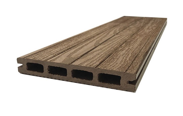 Доска террасная ДПК NanoWood «Lite» Derevo двусторонняя - Шоколад 140×20 см купить в Екатеринбурге