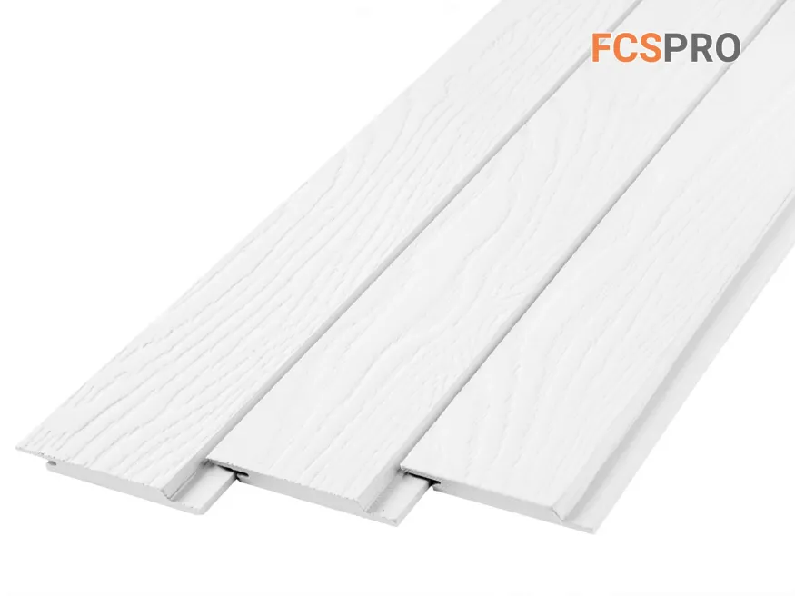 Фиброцементный сайдинг FCSPRO Click Shtil F01 (Белый минерал) купить в Екатеринбурге