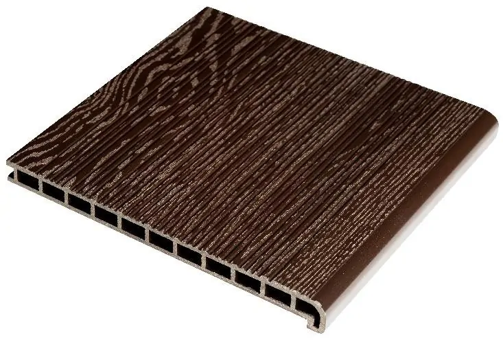 Ступени из ДПК Faynag WOOD в цвете Венге купить в Екатеринбурге