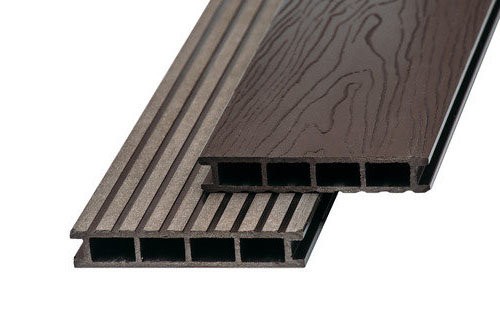 Террасная доска из ДПК ECODECKING HIT в цвете Венге купить в Екатеринбурге
