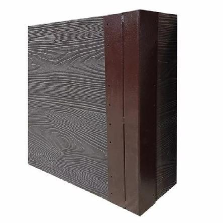 Доска для грядок NauticPrime EstheticWood 3D в цвете Венге, размер 445х35х2950 мм купить в Екатеринбурге