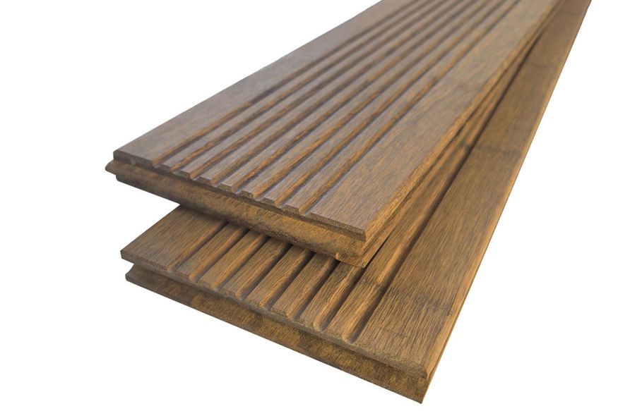 Террасная доска Holzhof, NauticPrime Бамбук / Bamboo, Натуральный купить в Екатеринбурге