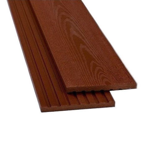 Заборная доска из композитного материала ECODECKING в терракотовом цвете купить в Екатеринбурге