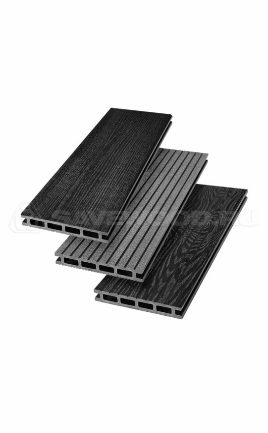Террасная доска ДПК SaveWood, SW Carpinus (R), Черный купить в Екатеринбурге