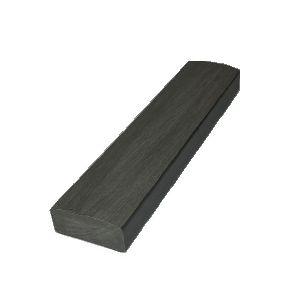 Лавочный брус Ecodecking Некст, графитовый, полнотелый с брашированной текстурой. купить в Екатеринбурге