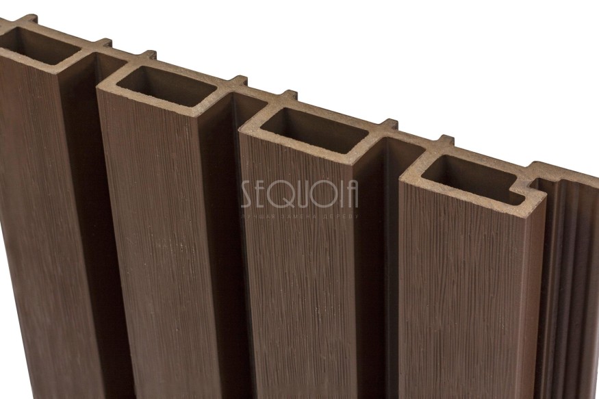 Доска фасадная SEQUOIA co-extrusion Коричневая купить в Екатеринбурге