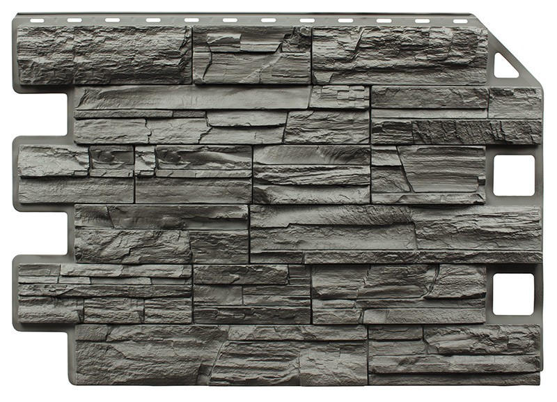 Фасадная панель Royal Stone, Скалистый камень, Квебек. купить в Екатеринбурге