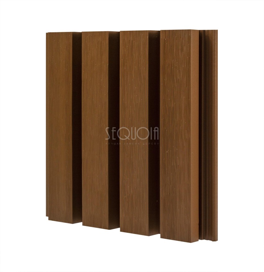 Доска фасадная SEQUOIA co-extrusion Светло-коричневая купить в Екатеринбурге