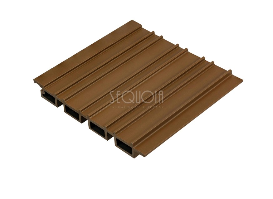 Доска фасадная SEQUOIA co-extrusion Светло-коричневая купить в Екатеринбурге