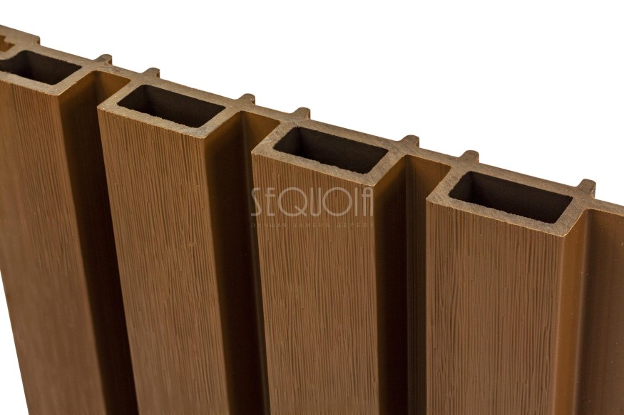 Доска фасадная SEQUOIA co-extrusion Светло-коричневая купить в Екатеринбурге