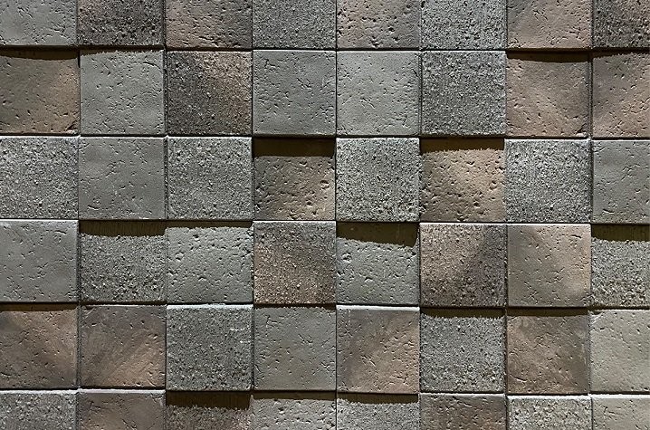 Фиброцементные панели КАНЬОН коллекция 3D-МОЗАЙКА 45 купить в Екатеринбурге