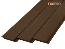 Фиброцементный сайдинг FCSPRO Click Shtil F21 (Коричневая глина)