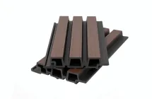 Фасадная панель брусковая из ДПК Polivan Group CO-EX MIX, Chocolate Mix