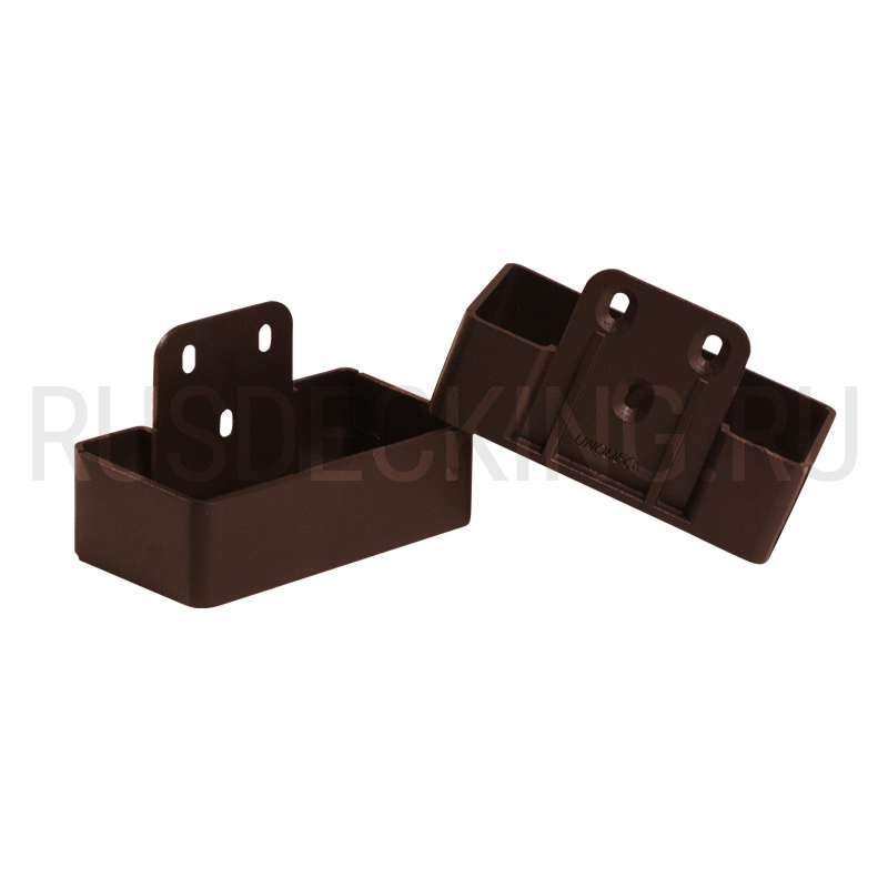 Комплект крепления перил прямое RusDecking Unodeck Венге купить в Екатеринбурге