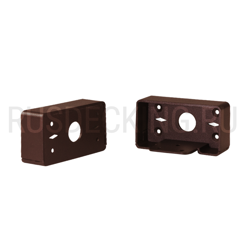 Комплект крепления перил прямое RusDecking Unodeck Венге купить в Екатеринбурге
