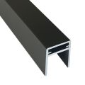 Алюминиевый П-профиль EasyDecking Черное дерево купить в Екатеринбурге