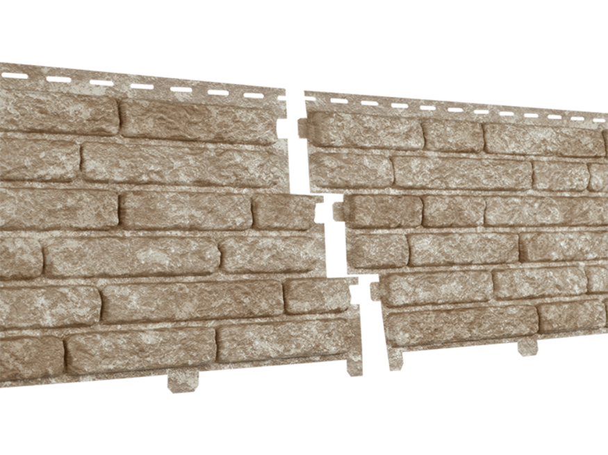 Фасадные панели Ю-Пласт, Stone House Quartzite, Светлый Бежевый купить в Екатеринбурге