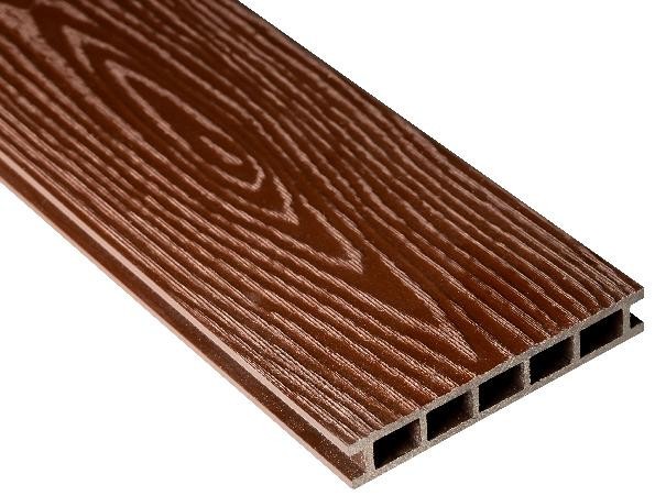 Террасная доска Faynag Premium PINO 3D в цвете Шоколад из ДПК купить в Екатеринбурге