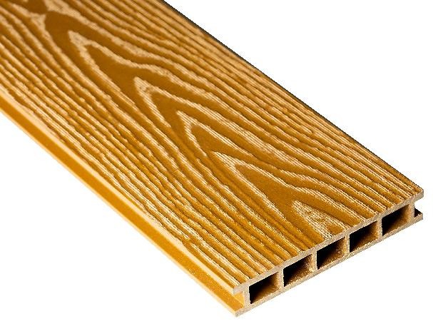 Террасная доска Faynag Premium PINO 3D в цвете Тик из ДПК купить в Екатеринбурге