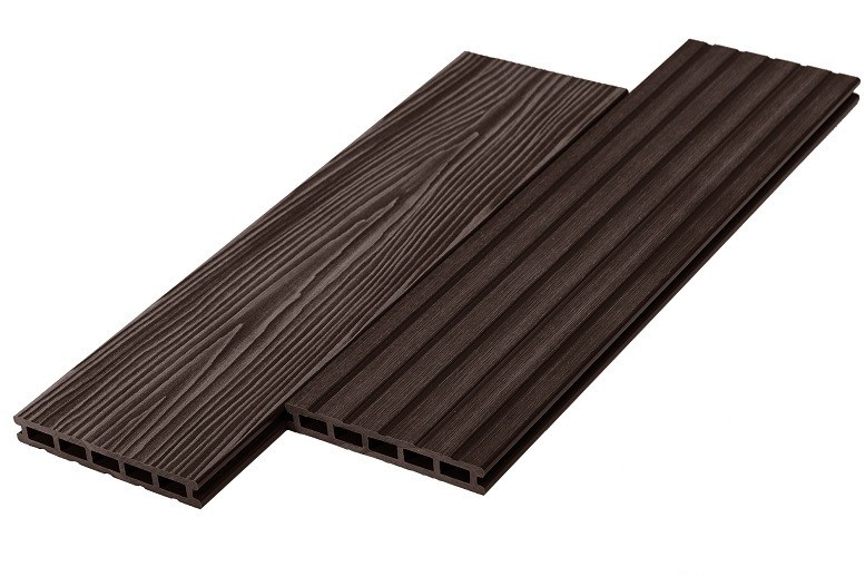 Террасная доска из ДПК RusDecking Unodeck Mogano - Цвет Венге купить в Екатеринбурге