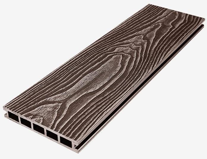 Террасная доска из ДПК RusDecking Unodeck Vintage - Цвет Венге купить в Екатеринбурге