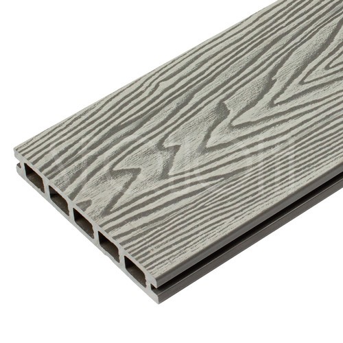 Доска террасная ДПК SEQUOIA, DUAL 3D WOOD, GRAY купить в Екатеринбурге