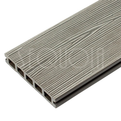 Доска террасная ДПК SEQUOIA, DUAL 3D WOOD, GRAY купить в Екатеринбурге