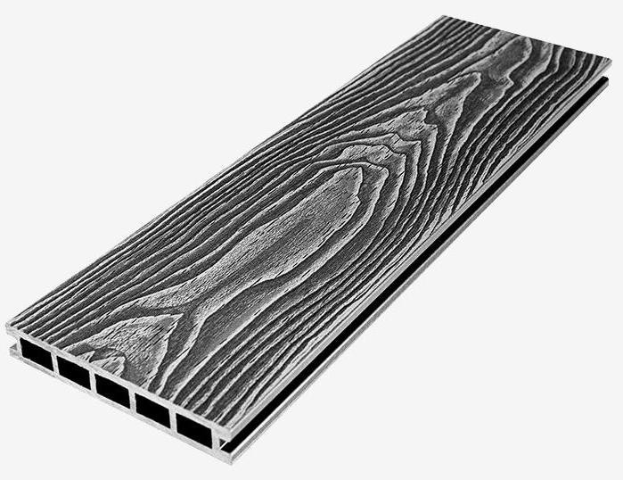 Террасная доска из композитного материала RusDecking Unodeck Vintage - Цвет Графит купить в Екатеринбурге