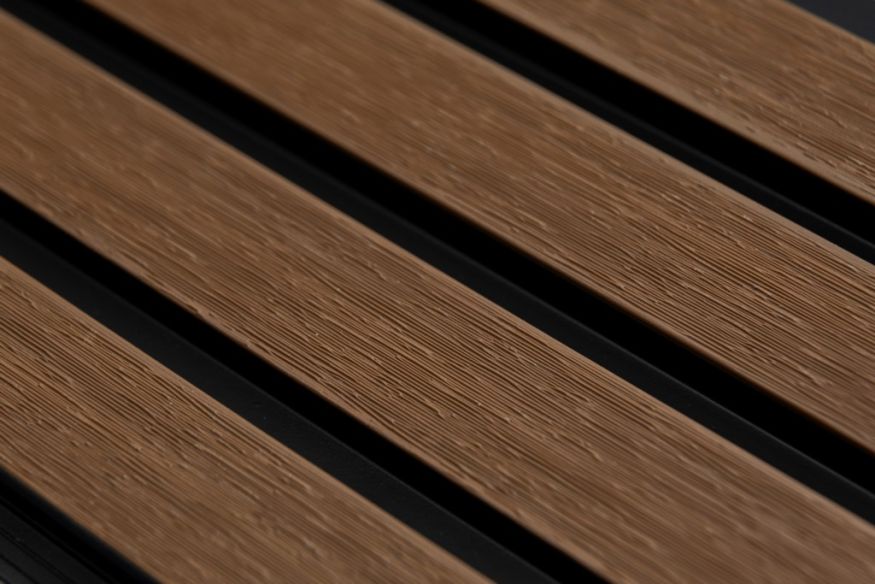 Реечная фасадная панель Ecodecking Скай Коэкструзия Тик купить в Екатеринбурге
