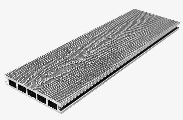 Террасная доска из ДПК RusDecking Unodeck Vintage - Цвет: Серый купить в Екатеринбурге