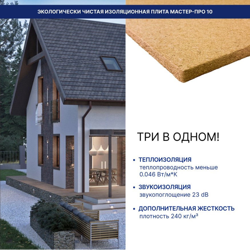 Хвойная звукоизоляция для гипсокартона #ЖИВИГРОМЧЕ! 800x600x12 мм (3,84 м²). купить в Екатеринбурге