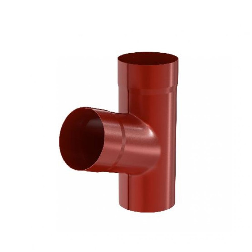 Тройник Aquasystem RR29 в цвете Бургундия 125/90 купить в Екатеринбурге