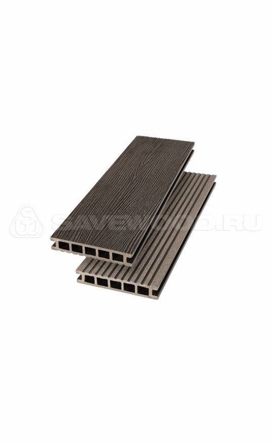 Террасная доска ДПК SaveWood, SW Ornus (R), Темно-коричневый купить в Екатеринбурге