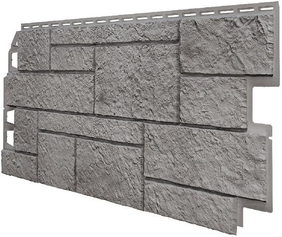 Фасадная панель VOX Sandstone (Сандстоун) светло-серого цвета купить в Екатеринбурге