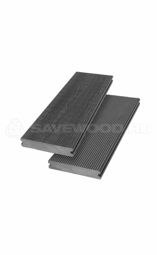 Террасная доска ДПК SaveWood, SW Abies (R), Графит купить в Екатеринбурге