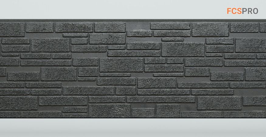Фиброцементные панели FCS Simple АА1 (под камень) купить в Екатеринбурге