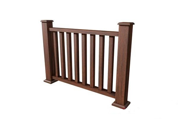 Ограждения из ДПК WOODVEX в цвете Палисандр купить в Екатеринбурге