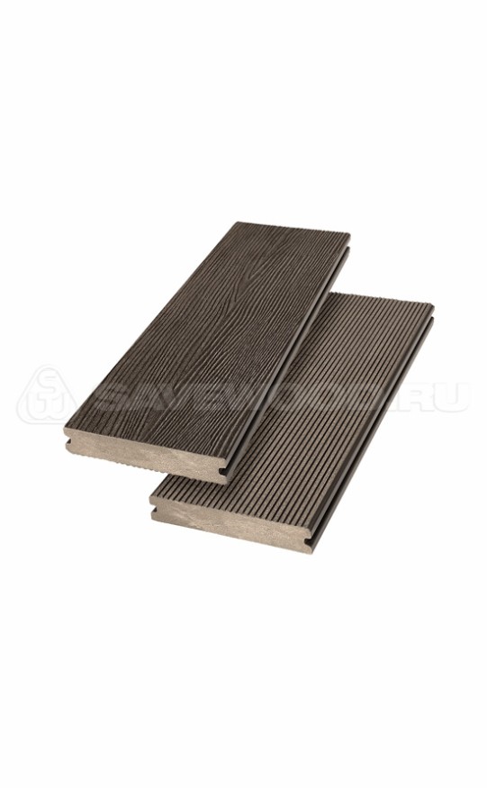 Террасная доска ДПК SaveWood, SW Abies (R), Темно-коричневый купить в Екатеринбурге
