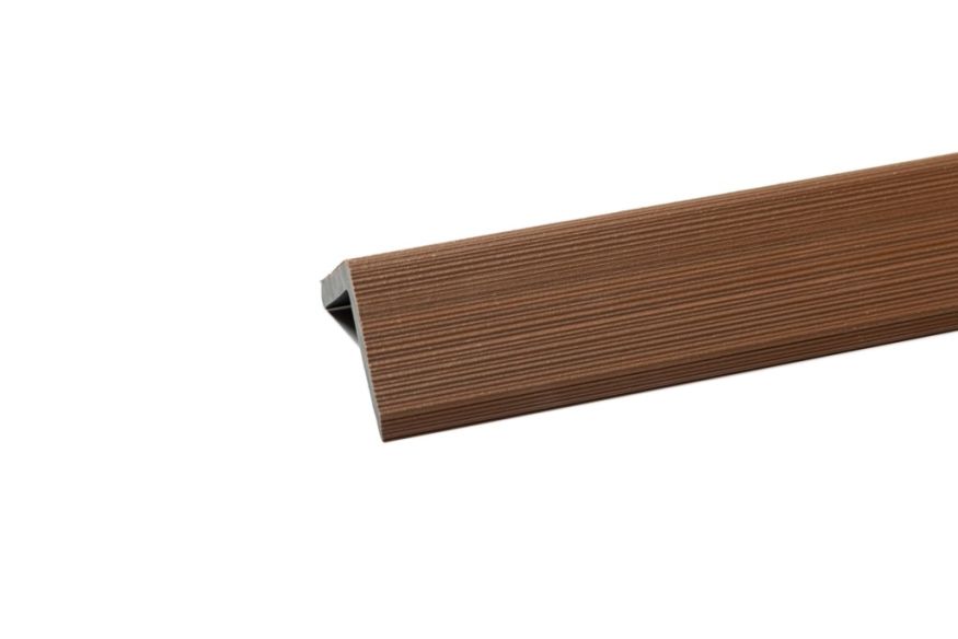 Уголок торцевой Ecodecking Скай коэкструзия Тик купить в Екатеринбурге