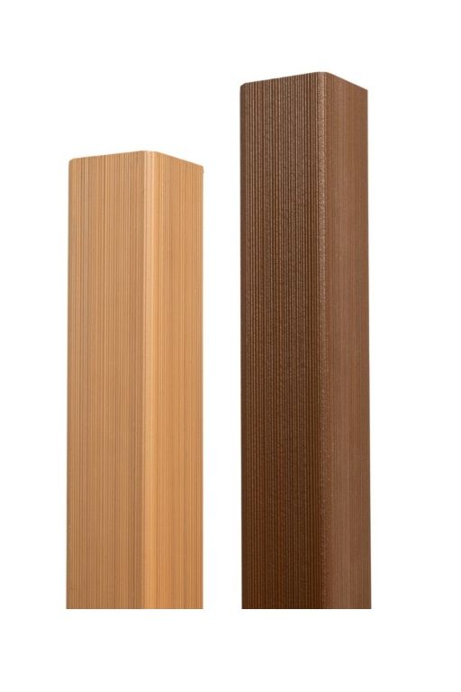Уголок торцевой Ecodecking Скай коэкструзия Тик купить в Екатеринбурге