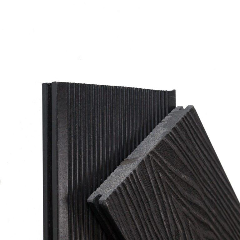 Террасная доска Ecodecking Экстра 3D Графит купить в Екатеринбурге