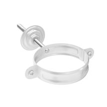 Хомут с комплектом крепления Aquasystem, PU MATT, RAL 9003 Белый 125/90