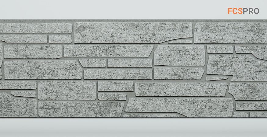 Фиброцементные панели FCS Simple АА7 (под камень) купить в Екатеринбурге