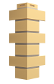 Угол Docke, Standard, Flemish (Флемиш) Жёлтый купить в Екатеринбурге