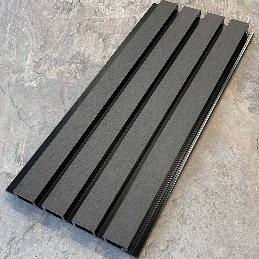 Фасадная реечная панель EasyDecking, Wood-X, Черное дерево купить в Екатеринбурге