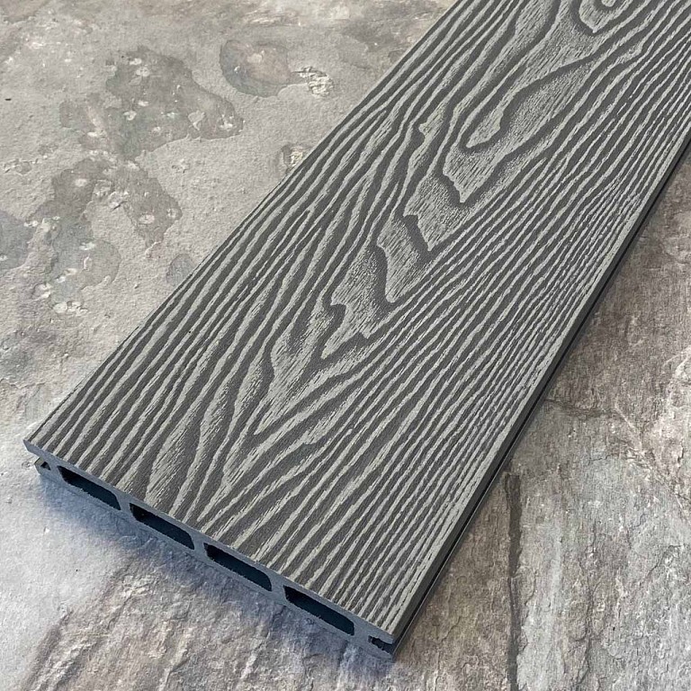 Террасная доска ДПК EasyDecking, Wood-X, Серый купить в Екатеринбурге