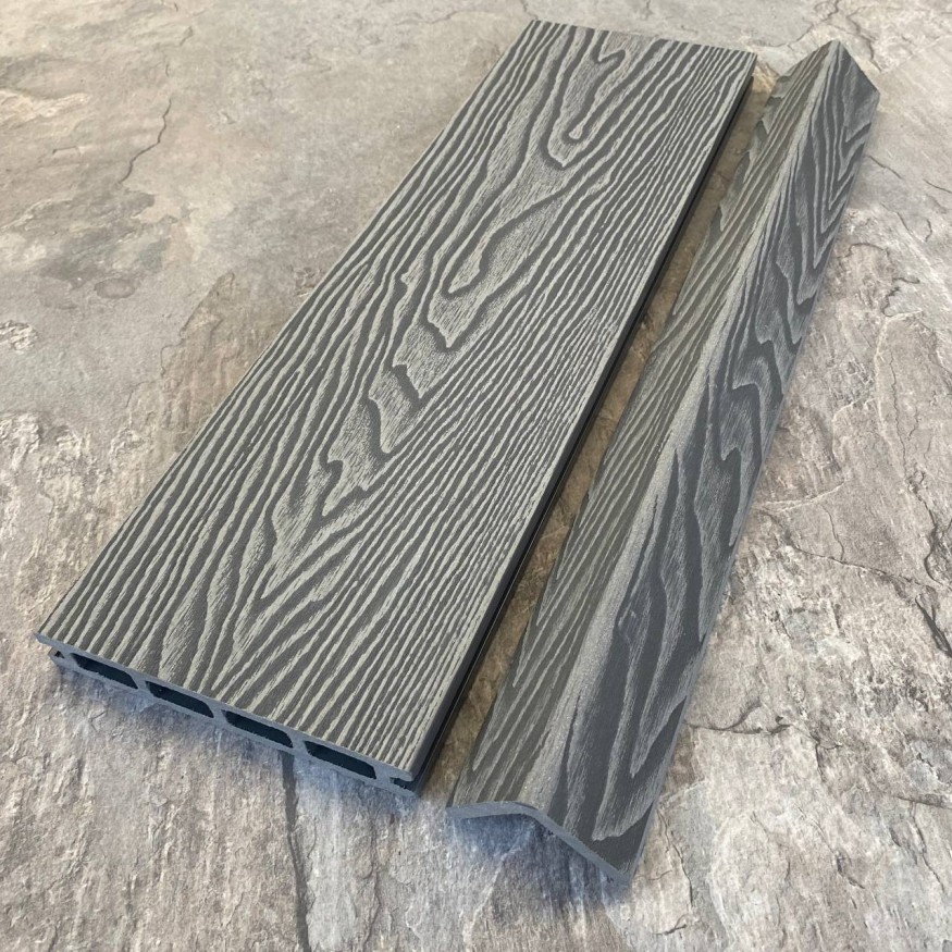 Террасная доска ДПК EasyDecking, Wood-X, Серый купить в Екатеринбурге