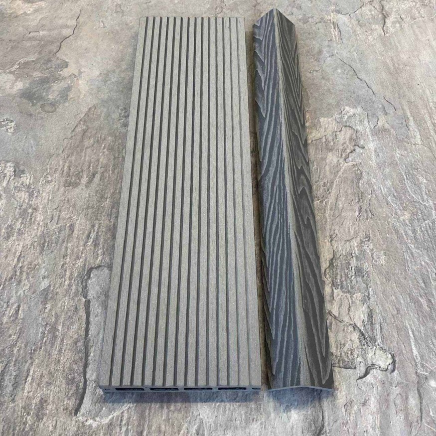 Террасная доска ДПК EasyDecking, Wood-X, Серый купить в Екатеринбурге